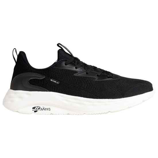 Erke Men Cushioning Running Shoes 66117-Black/white Erke Men Cushioning Running Shoes 66117-Black/white